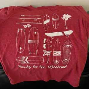 Old Navy Boys Red Tshirt size 8 Worn